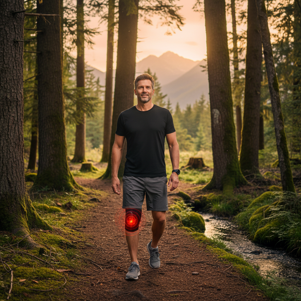 Smertelindrende LED Knæ- og Skulderbånd